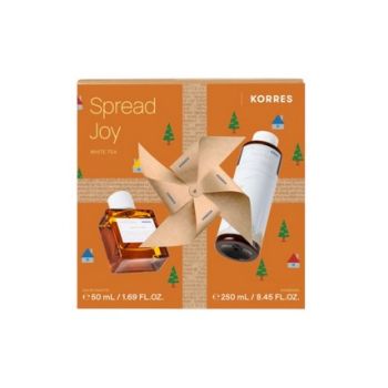 Korres Set Spread Joy White Tea Eau De Toilette 50ml & Showergel White Tea Αφρόλουτρο Λευκό Τσάι 250ml