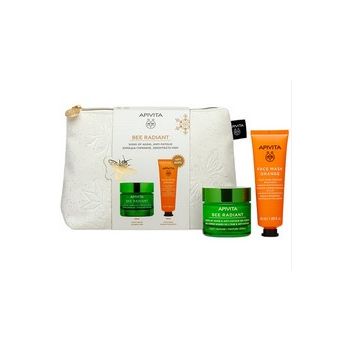 Apivita Promo Bee Radiant Routine Κρέμα για Σημάδια Γήρανσης & Ξεκούραστη Όψη Ελαφριάς Υφής 50ml & Δώρο Μάσκα Προσώπου Για Λάμψη 50ml