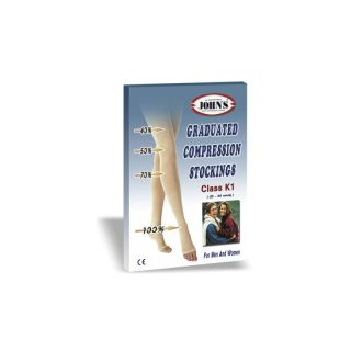 John's Κάλτσες Φλεβίτιδος Ριζομηρίου Class I 25-30mmHg