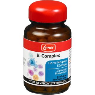 Lanes B-Complex 60caps Πλήρες Σύμπλεγμα Βιταμινών Β