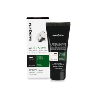 Macrovita After Shave Balsam με Βαμβάκι & Λυκίσκο 100ml