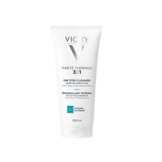 Vichy Purete Thermale Demaquillant Integral 3in1 Γαλάκτωμα Καθαρισμού & Τονωτική Λοσιόν & Ντεμακιγιάζ Ματιών 300ml