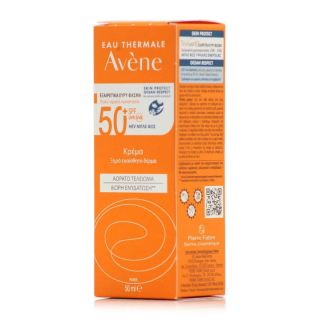 Avene Creme SPF50+ Αντηλιακή Κρέμα Προσώπου Πολύ Υψηλής Προστασίας για Ευαίσθητο Ξηρό Δέρμα 50ml