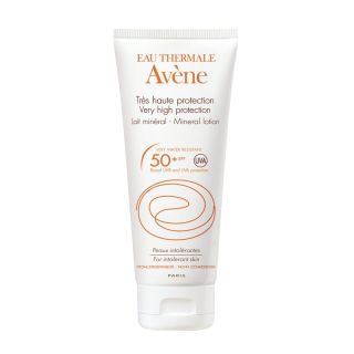Avene Lait Minerale SPF50+ 100ml Αντηλιακό Γαλάκτωμα για Μη Ανεκτική-Ευαίσθητη Επιδερμίδα