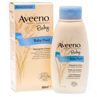 Aveeno Baby Fluid 500ml Υγρό Καθαρισμού Σώματος για Μωρά