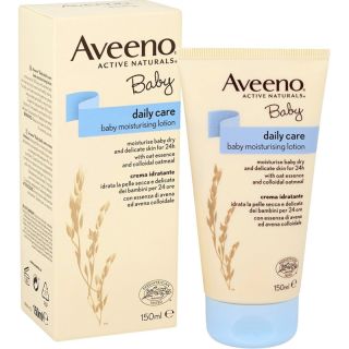 Aveeno Baby Daily Lotion 150ml Ενυδατικό Γαλάκτωμα για Μωρά με Φυσικά Ενεργό Κολλοειδές και Εκχύλισμα Βρώμης