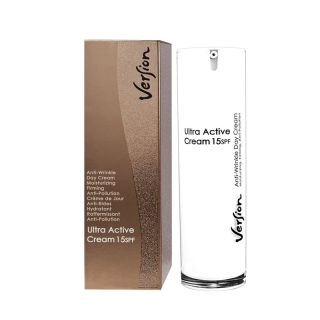 Version Ultra Active Day Cream SPF15 50ml Ενυδατική Αντιγηραντική Κρέμα με Αντηλιακή Προστασία