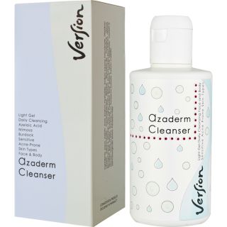 Version Azaderm Cleanser 200ml Λεπτόρρευστο Gel για Δέρματα Λιπαρά με Τάση Ήπιας ή Φλεγμονώδους Ακμής