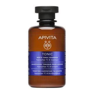 Apivita Men's Tonic Σαμπουάν Κατά Της Ανδρικής Τριχόπτωσης Με Ιπποφαές & Δεντρολίβανο 250ml