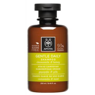Apivita Gentle Daily Shampoo Απαλό Σαμπουάν Για Καθημερινή Χρήση Με Χαμομήλι & Μέλι 250ml