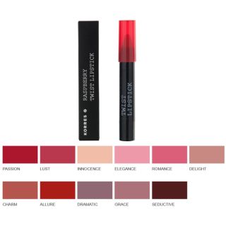 Korres Raspberry Twist Lipstick 2.5ml Κραγιόν με έλαιο από βατόμουρο σε μορφή μολυβιού για πλούσιο χρώμα & λάμψη