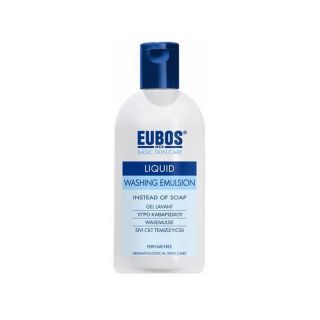 Eubos Liquid Blue Υγρό Καθαρισμού Προσώπου & Σώματος Για Καθημερινή Χρήση Χωρίς Άρωμα 200ml
