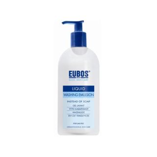 Eubos Liquid Blue 400ml Υγρό Καθαρισμού Προσώπου/Σώματος για Καθημερινή Χρήση χωρίς Άρωμα