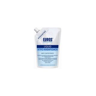 Eubos Liquid Blue Refill 400ml Ανταλλακτικό Υγρό Καθαρισμού για Πρόσωπο & Σώμα Χωρίς Άρωμα