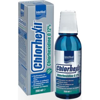 Intermed Chlorhexil 0.12% 250ml Στοματικό Διάλυμα με Χλωρεξιδίνη χωρίς Οινόπνευμα