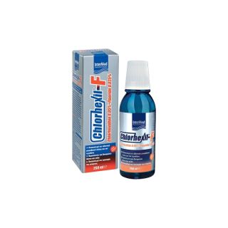 Intermed Chlorhexil-F 250ml Στοματικό Διάλυμα για Καθημερινή Προστασία και Φροντίδα των Δοντιών και των Ούλων