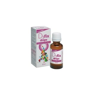 Intermed D3 Fix Drops 200iu 30ml Συμπλήρωμα Διατροφής Βιταμίνης D3 με Γεύση Βανίλια