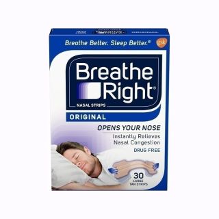Breathe Right Large Μεγάλο Μέγεθος Ταινίες Ρινικής Απόφραξης 30τμχ