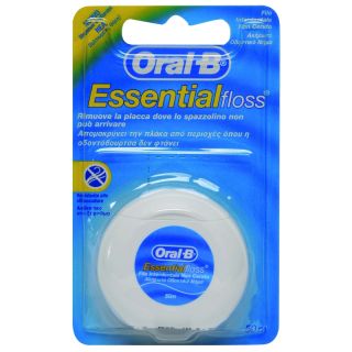 Oral-B Essential Floss 50m Ακήρωτο Οδοντικό Νήμα