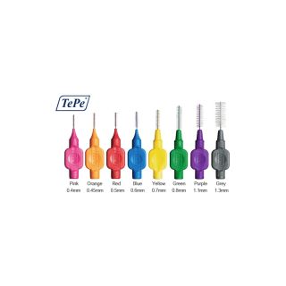 Tepe Interdental Brush 8τμχ Μεσοδόντια Βουρτσάκια σε 8 Μεγέθη
