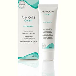 Synchroline Aknicare Cream 50ml Ενυδατική - Σμηγματορρυθμιστική Κρέμα Προσώπου Καθημερινής Φροντίδας