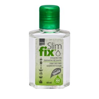Intermed Slim Fix Γλυκαντικό Υγρό με Στέβια Εναλλακτικό της Ζάχαρης 60ml