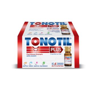 Tonotil Plus Με 4 Αμινοξέα Και Καρνιτίνη 15 φιαλίδια 10ml