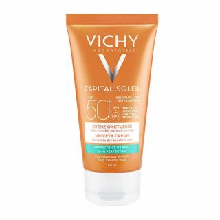 Vichy Capital Soleil Velvet Creme SPF50+ Αντηλιακή Κρέμα Προσώπου Με Βελούδινη Υφή 50ml