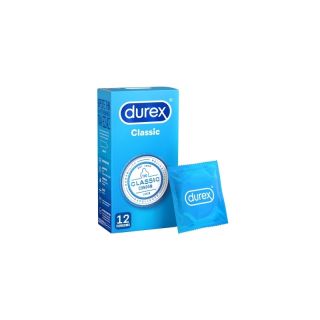 Durex Classic Κλασικά Ευκολοφόρετα Προφυλακτικά 12 τεμάχια