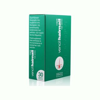 Vencil Hairnail 30caps Συμπλήρωμα Διατροφής Για Μαλλιά, Νύχια, Δέρμα 30 Κάψουλες