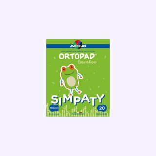 Master Aid Ortopad Bamboo Simpaty Οφθαλμικά Επιθέματα 85x59mm Regular Για Παιδιά (4 Ετών & Άνω) 20τμχ