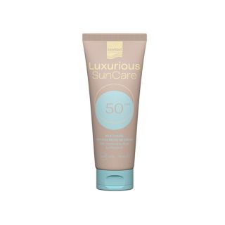 Intermed Luxurious Sun Care Silk Cover BB cream with Hyaluronic acid SPF50 75ml (Ανοιχτή Απόχρωση)Αντηλιακή προστασία & ανάπλαση