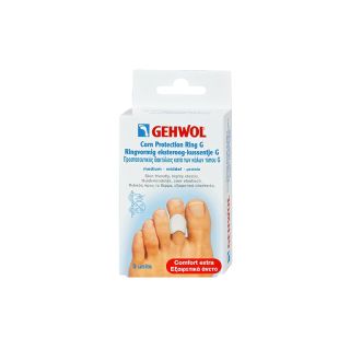 Gehwol Gehwol Toe Protection Ring G Medium 30mm 2τμχ + 1 σακουλάκι foot powder 4gr