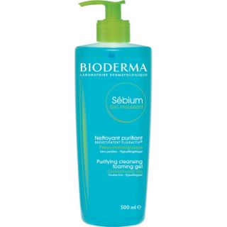 Bioderma Sebium Gel Moussant 500ml Αφρίζον Gel Καθαρισμού για Δέρμα Λιπαρό και με Τάση Ακμής