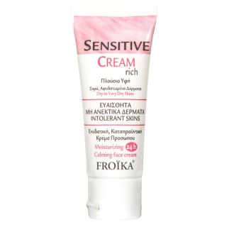 Froika Sensitive Face Cream Rich 40ml Ενυδατική καταπραϋντική κρέμα προσώπου πλούσιας υφής