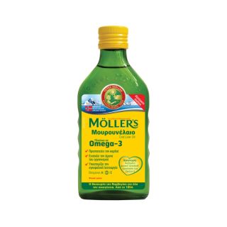 Moller's Μουρουνέλαιο Με φυσική γεύση 250ml
