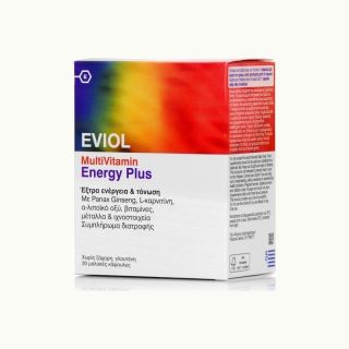 Eviol MultiVitamin Energy Plus 30caps Πολυβιταμίνες για Ενέργεια και Τόνωση