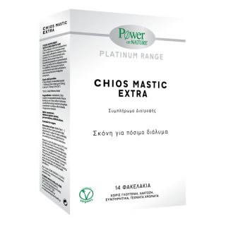 Power Of Nature Chios Mastic Extra Συμπλήρωμα Διατροφής Με Μαστίχα Χίου 14 Φακελάκια