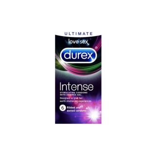Durex Intense 6τμχ Προφυλακτικά για Αμοιβαία Κορύφωση