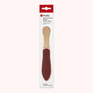 Podia Premium Wooden Foot File Επαγγελματική Ράσπα Διπλής Όψης 1τμχ