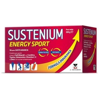 Sustenium Energy Sport με Γεύση Πορτοκάλι για Μετά την Άθληση 10 Φακελάκια