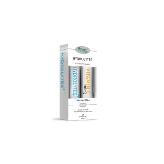 Power Health Hydrolytes 20αναβράζοντα δισκία με Δώρο Vitamin C 500mg 20αναβράζοντα δισκία