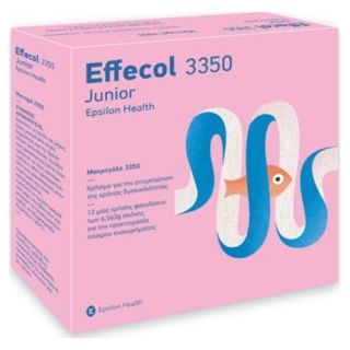 Effecol 3350 Junior Μακρογόλη Για Την Αντιμετώπιση της Δυσκοιλιότητας για Παιδιά από 2 Ετών και Εφήβους 12 Φακελίσκοι