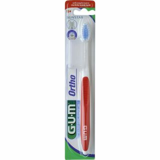 Gum 124 Ortho Soft Ορθοδοντική Οδοντόβουρτσα Για Σιδεράκια