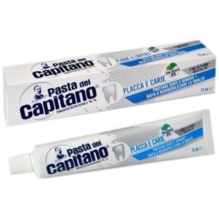Pasta Del Capitano Placca E Carie Οδοντόκρεμα Κατά Της Πλάκας Και Της Τερηδόνας 75ml