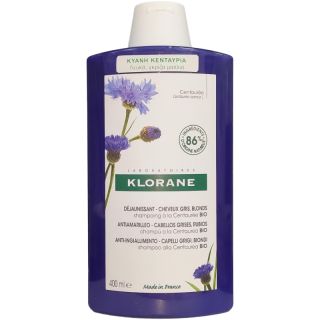 Klorane Centauree Shampoo Σαμπουάν Για Ασημένιες Ανταύγειες Με Κενταυρίδα 400ml