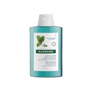 Klorane Anti-Pollution Detox Shampoo Σαμπουάν με Υδάτινη Μέντα για Μαλλιά Εκτεθειμένα στην Ρύπανση 200ml