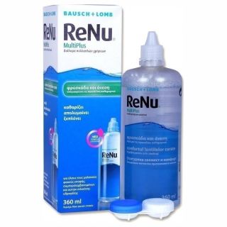 Bausch & Lomb Renu Multiplus 360ml & Αντιβακτιριακή Θήκη Φακών