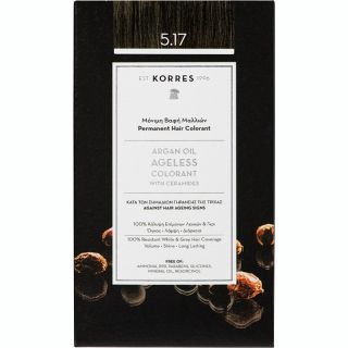 Korres Argan Oil Ageless Colorant 50ml Βαφή Μαλλιών για Επίμονα Λευκά