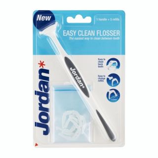 Jordan Easy Clean Flosser + 20 Ανταλλακτικά Νήματος